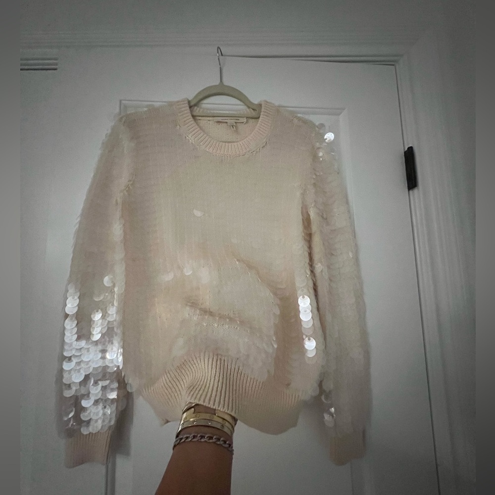 XS Mark Jacobs sequin wool sweater